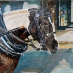 Oil on canvas 36" wide x 24" tall