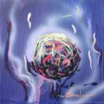 RISING acrylic on canvas 10" x 10"